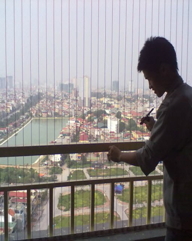 Lưới an toàn ban công chung cư quận 12