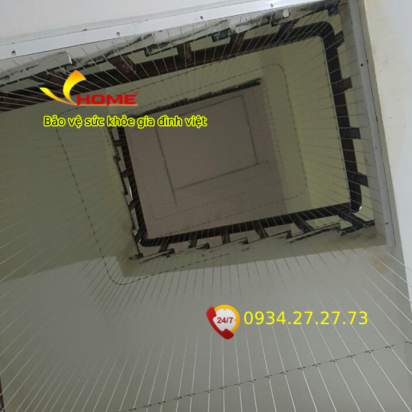Lưới bảo hộ cầu thang v-h