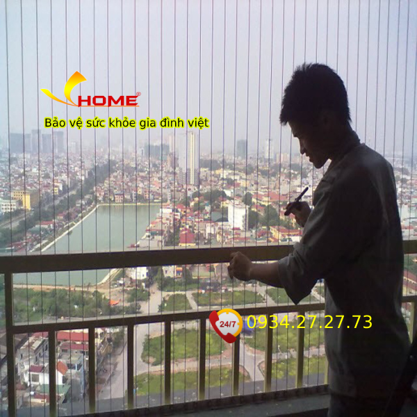 Lưới ban công chung cư huyện Trà Ôn giá sỉ