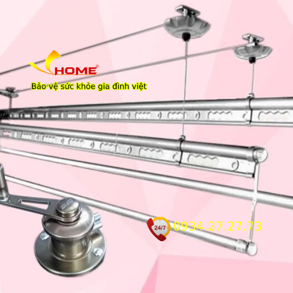 Giàn phơi gắn trần vh-13