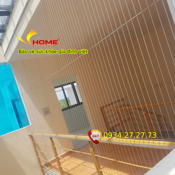 Lưới an toàn ban công v-h 2